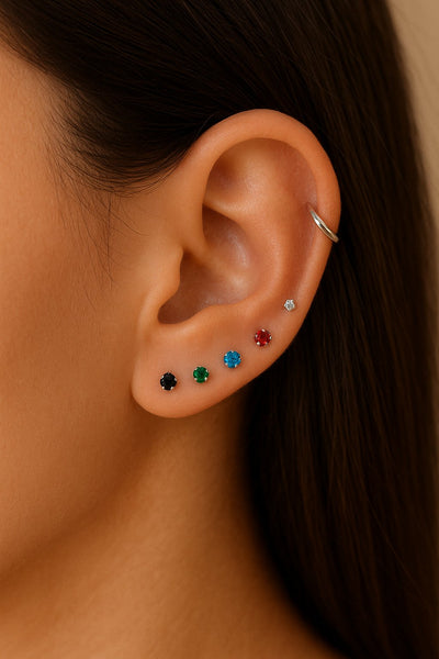 Tiny Chandi Piercing Jewelry | Nosepins, Noserings & Studs, Hoop earrings for Daily Wear