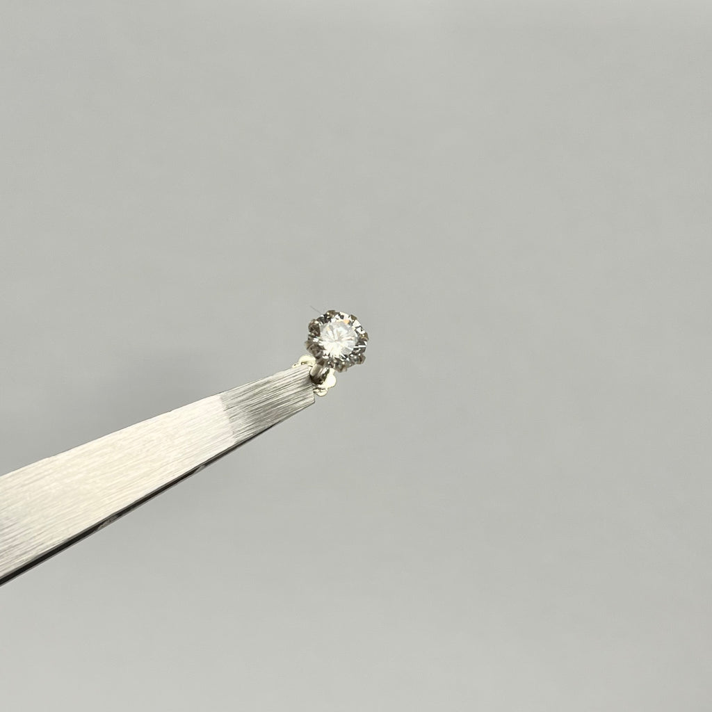 6mm - The Statement Stud — 925 Silver | Nickel-Free | Screw Back