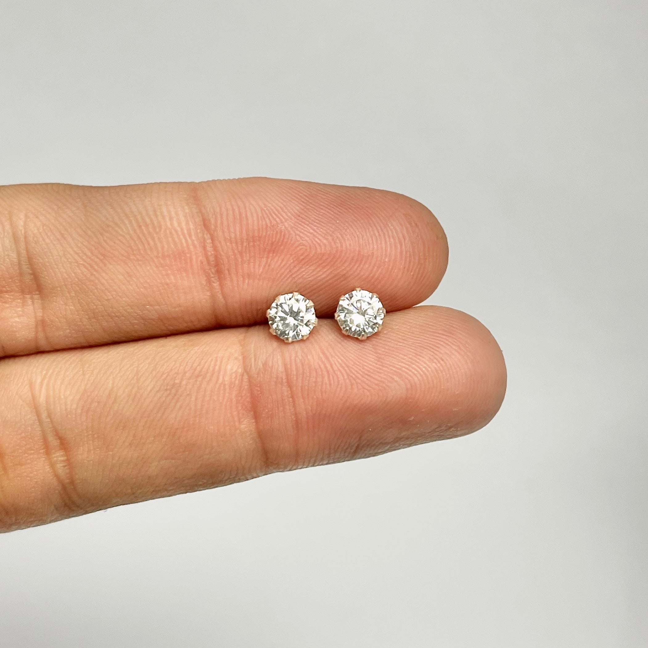 6mm - The Statement Stud — 925 Silver | Nickel-Free | Screw Back
