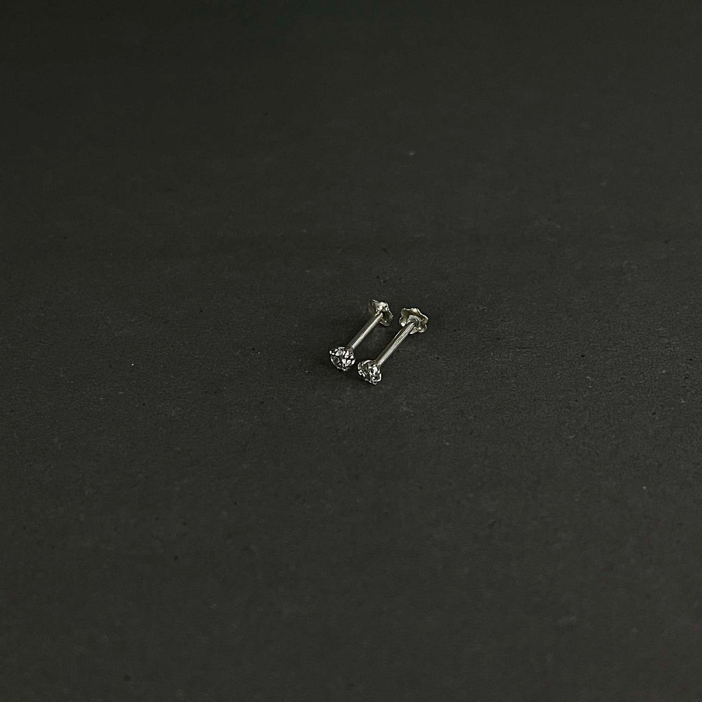 Tiny Silver Studs Bundle – 1.5mm & 2mm | New & Healing Piercings