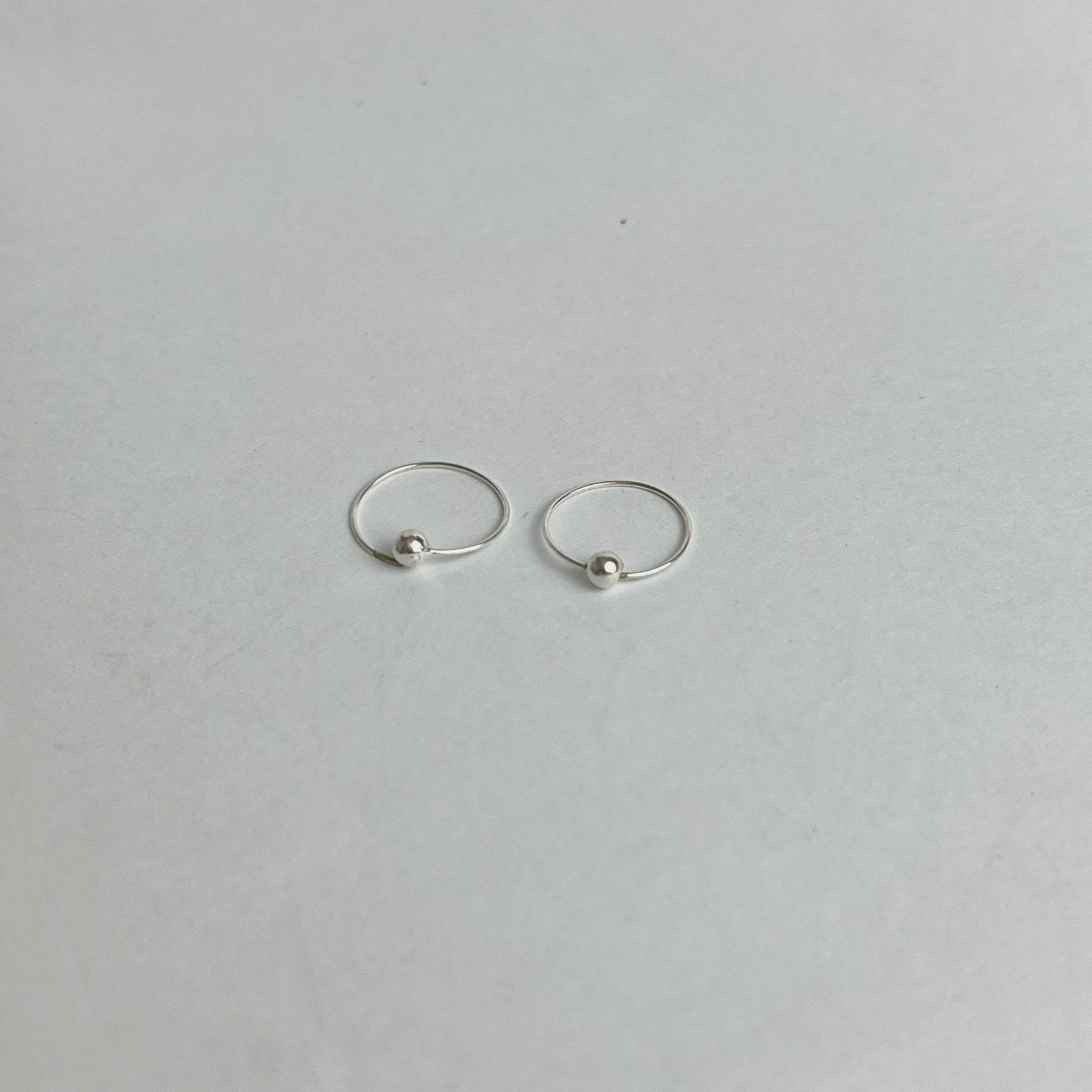The Ball Set – 5mm Ball Studs & Ball Hoops | 925 Sterling Silver | 2 Pairs