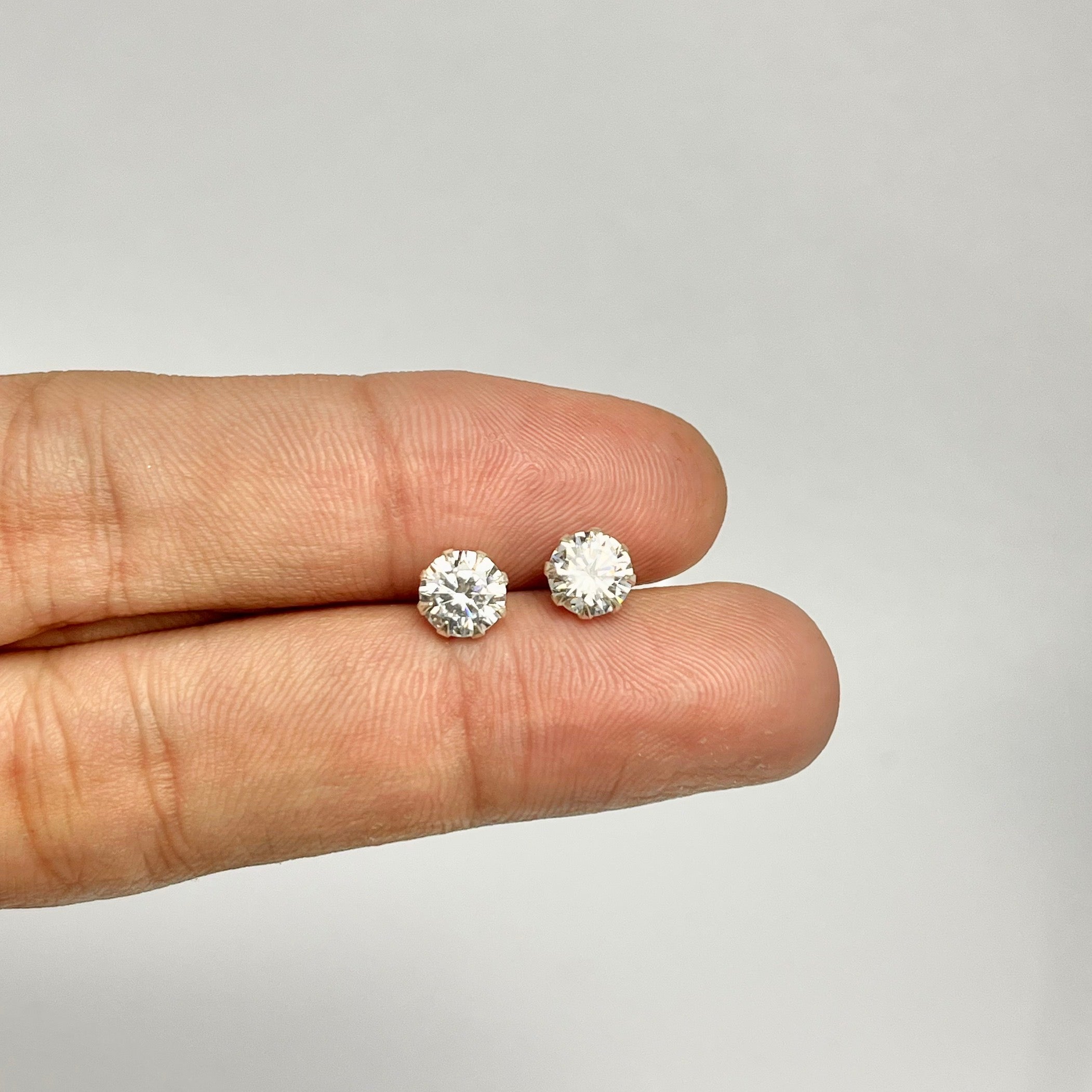 7mm - The Bold Edit Stud — 925 Silver | Nickel-Free | Screw Back