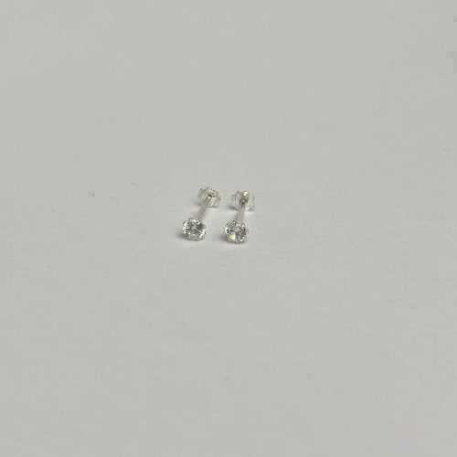 3mm - The Everyday Stud — 925 Silver | Nickel-Free | Screw Back