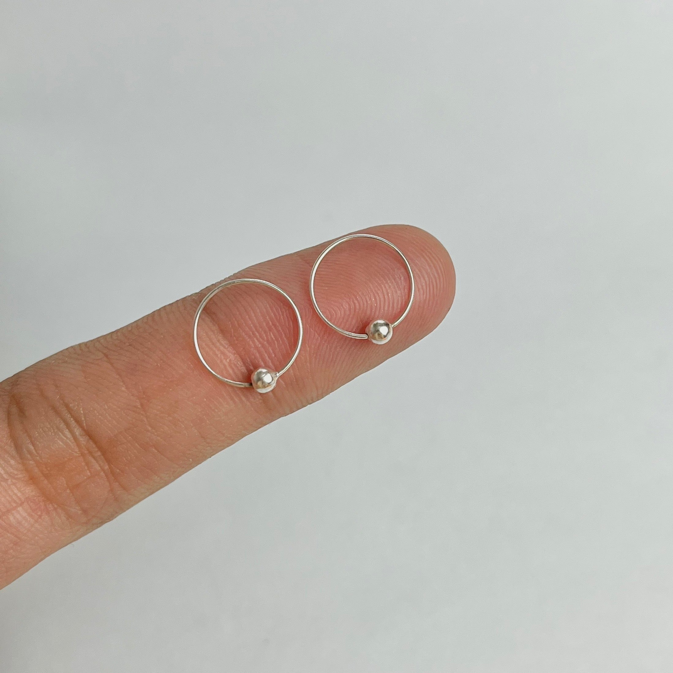 The Ball Set – 5mm Ball Studs & Ball Hoops | 925 Sterling Silver | 2 Pairs