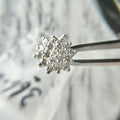 Hexagon Full Stone Studs — 925 Sterling Silver | Clear CZ | 10mm | Nickel-Free | Screw Back