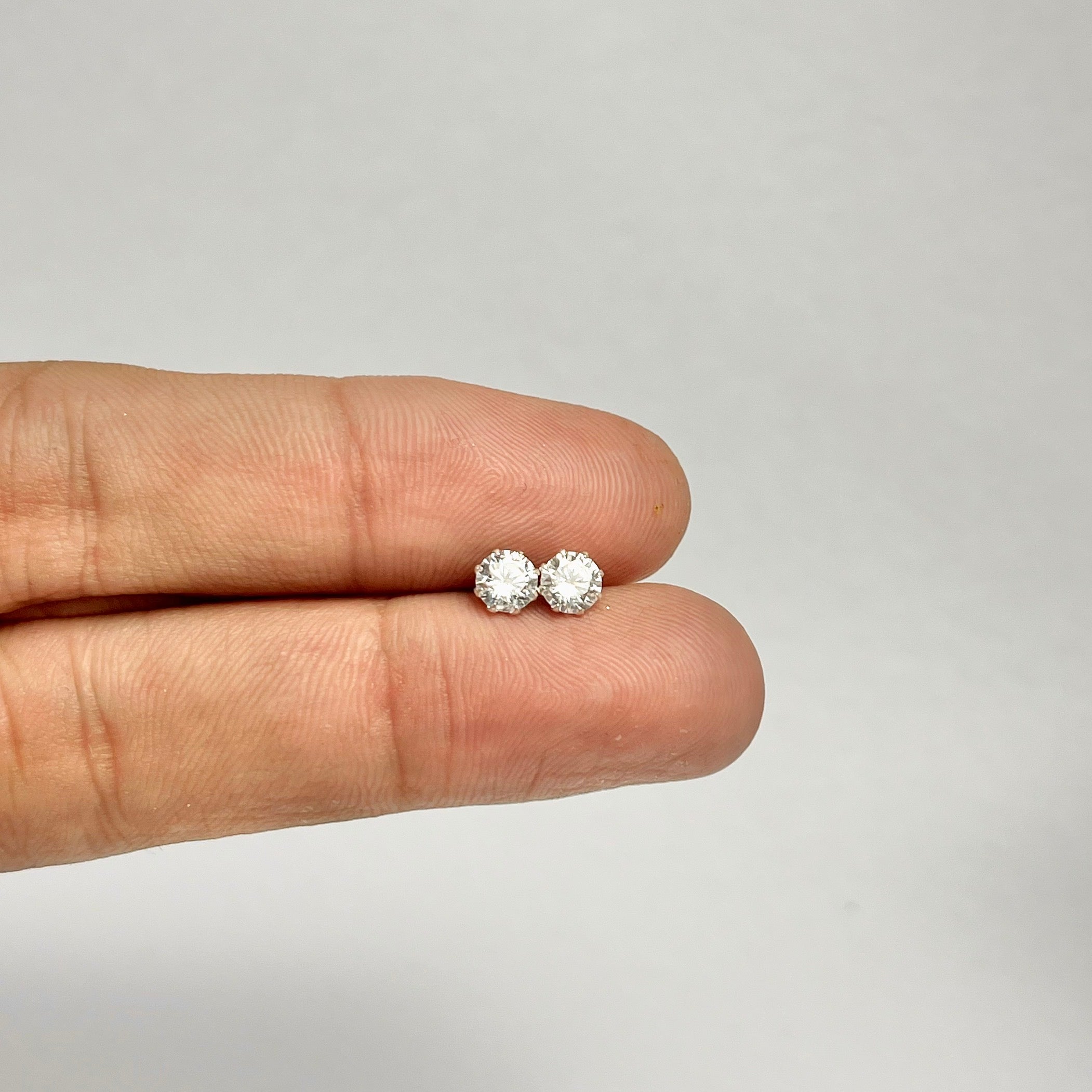 5mm - The Classic Stud — 925 Silver | Nickel-Free | Screw Back