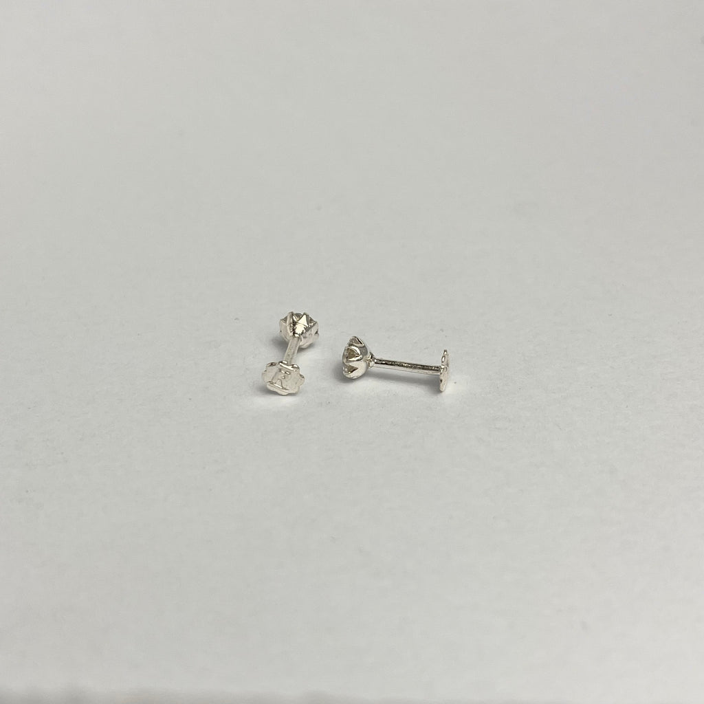 4mm - The Sweet Spot Stud — 925 Silver | Nickel-Free | Screw Bac