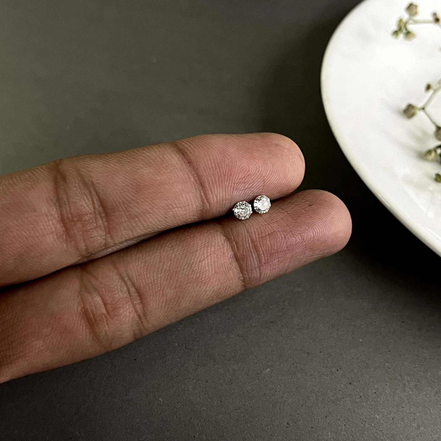 Classic Silver Studs Bundle – 3mm, 4mm & 5mm | Everyday Stack