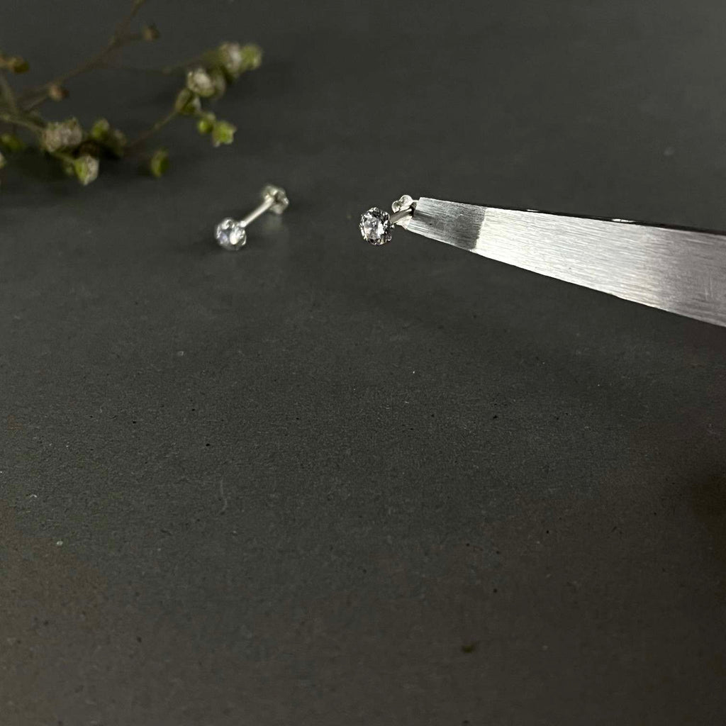 Classic Silver Studs Bundle – 3mm, 4mm & 5mm | Everyday Stack