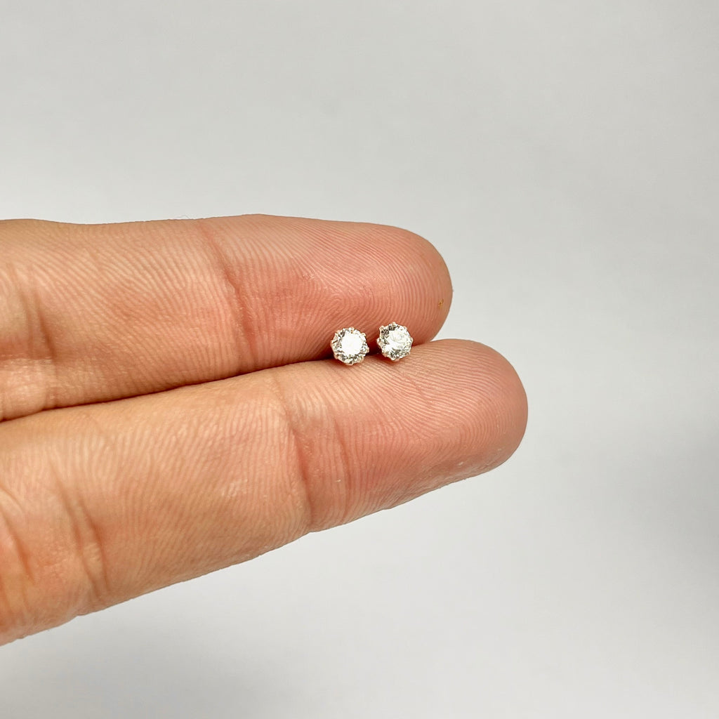 3mm - The Everyday Stud — 925 Silver | Nickel-Free | Screw Back