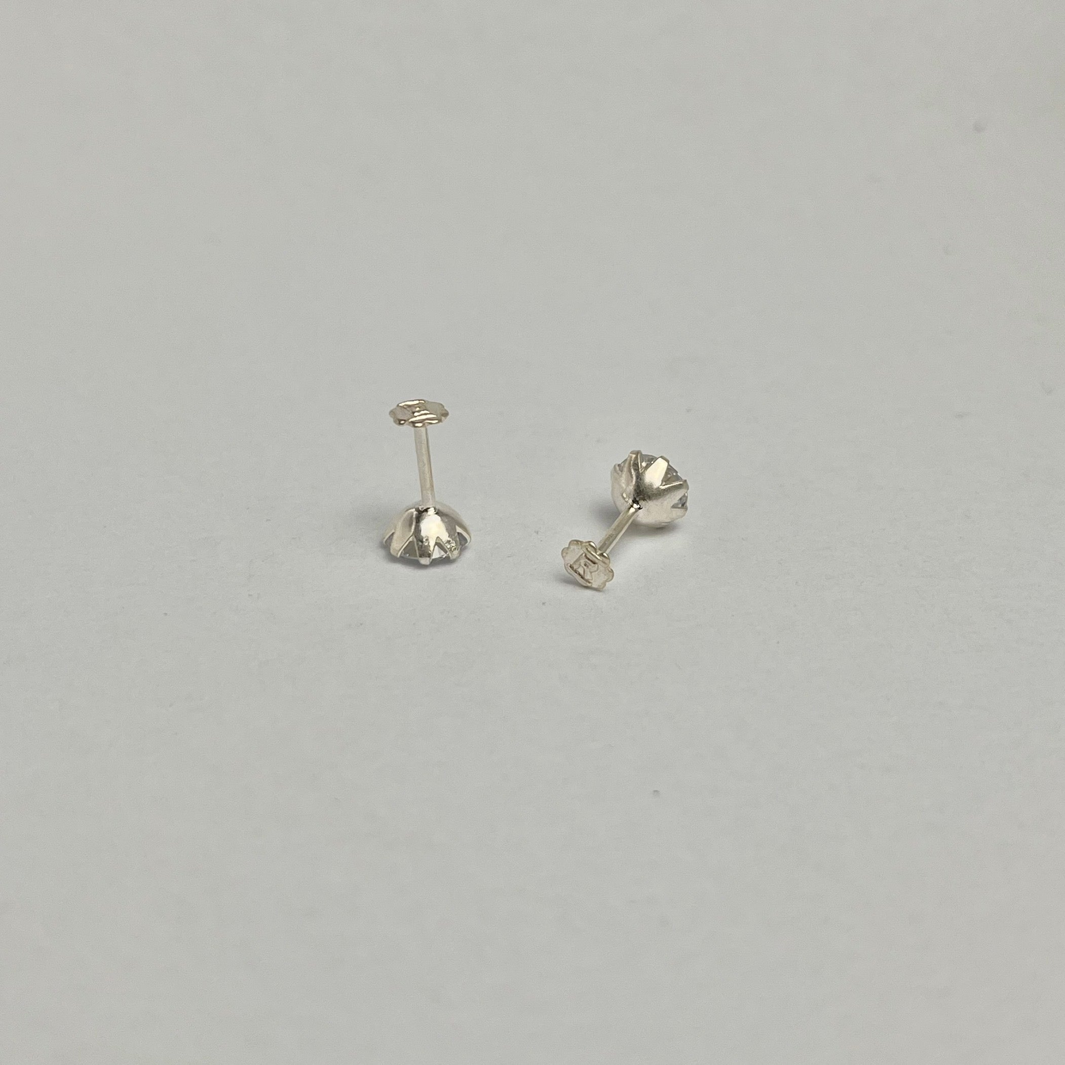 7mm - The Bold Edit Stud — 925 Silver | Nickel-Free | Screw Back
