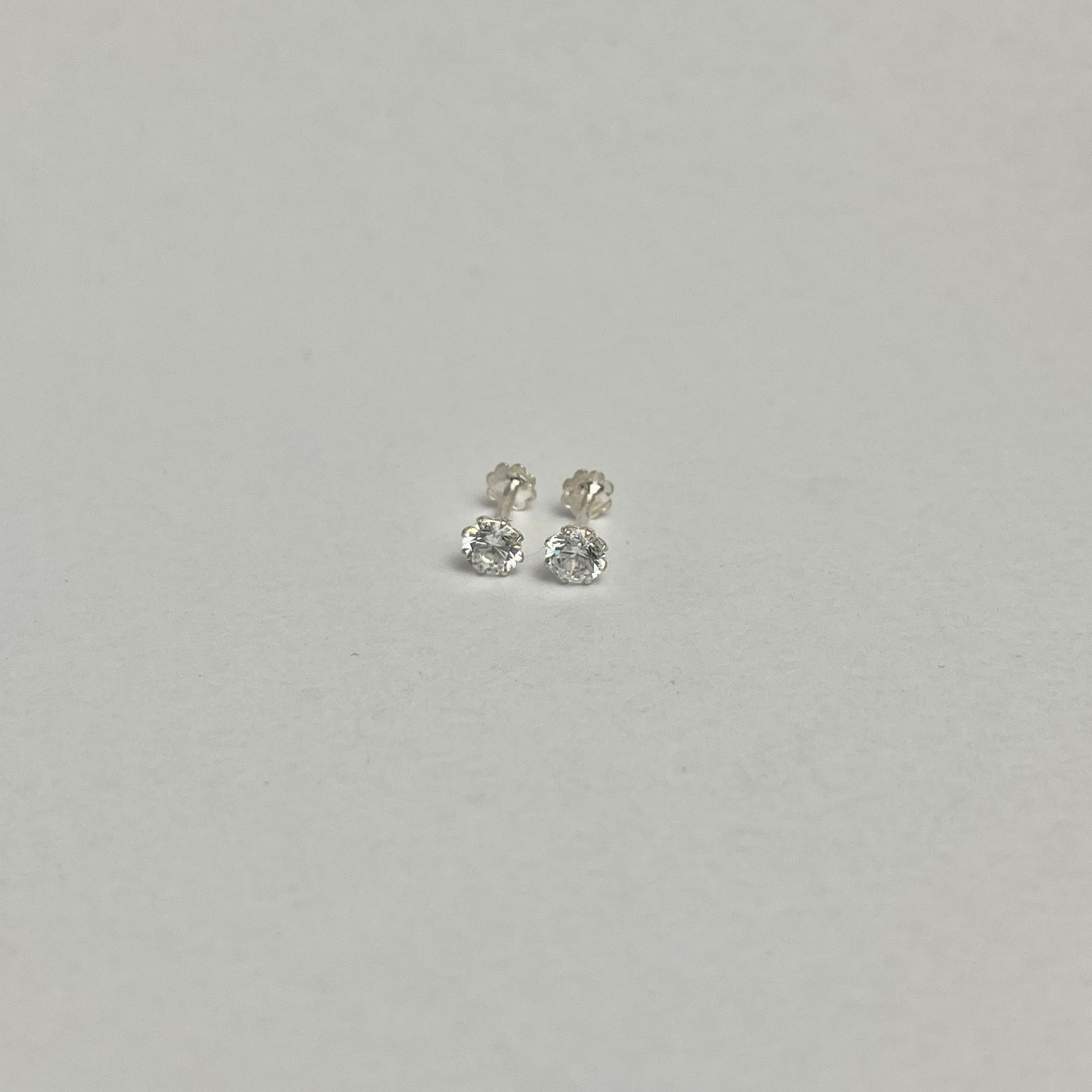 5mm - The Classic Stud — 925 Silver | Nickel-Free | Screw Back