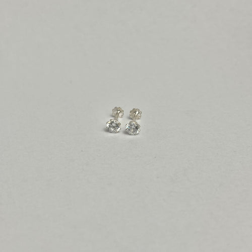 5mm - The Classic Stud — 925 Silver | Nickel-Free | Screw Back