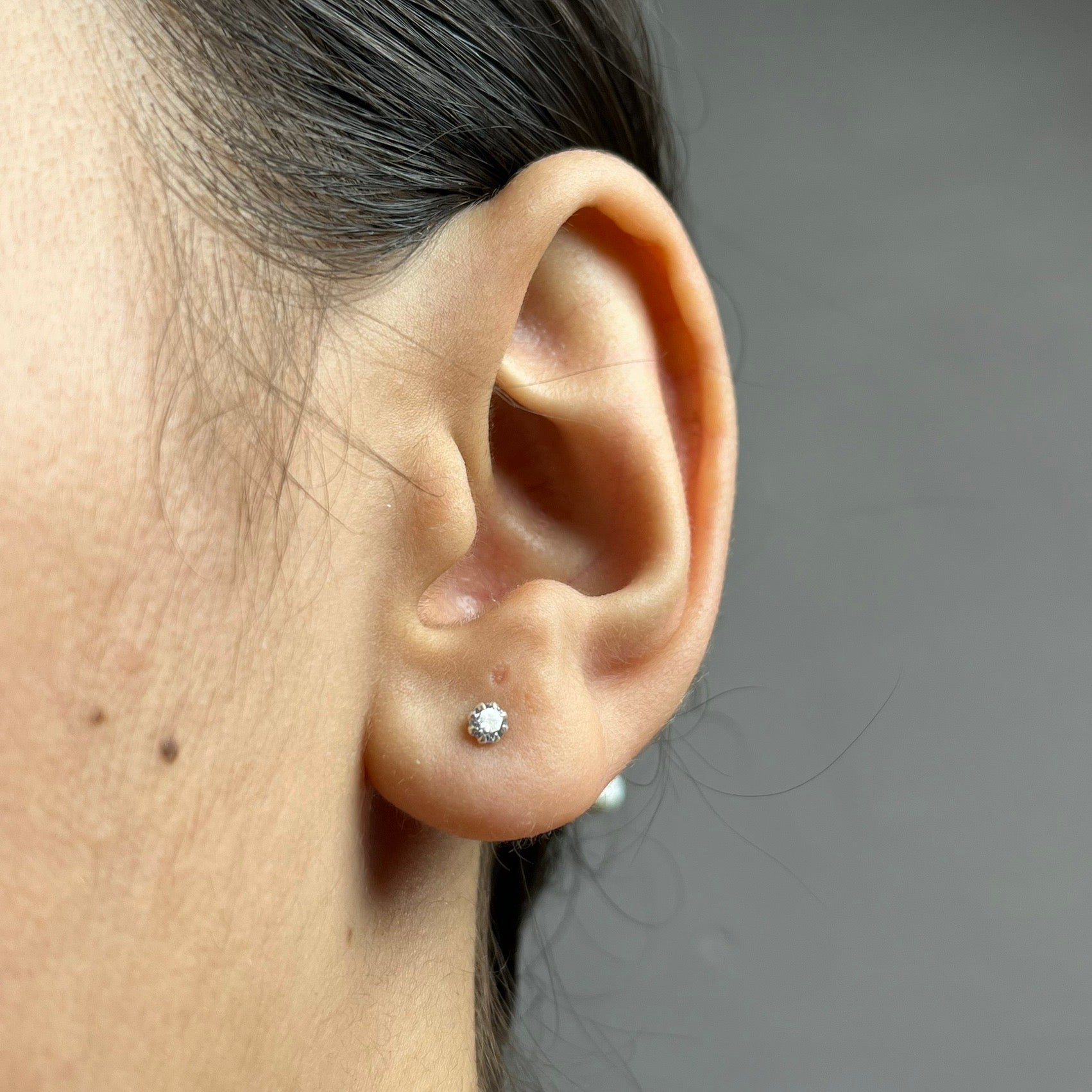 3mm - The Everyday Stud — 925 Silver | Nickel-Free | Screw Back