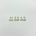 Diamond-Look CZ Studs — 925 Sterling Silver | Screw Back | 4mm 5mm 6mm