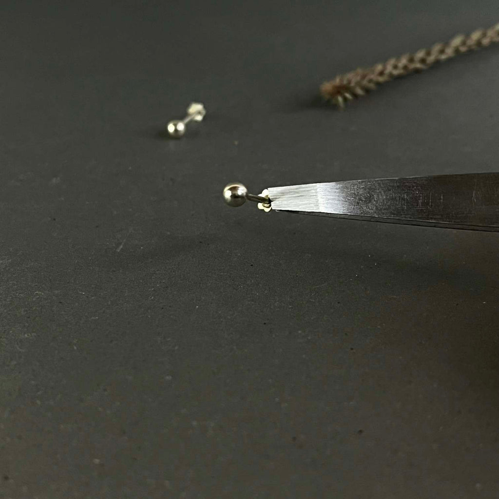 Silver Ball Nose Pin — 925 Sterling Silver | 2mm 3mm 4mm 5mm | Screw Back | Classic Daily