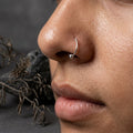 Ball Nose Ring — 925 Sterling Silver | 8mm | 18 Gauge | Minimal Detail Daily Wear