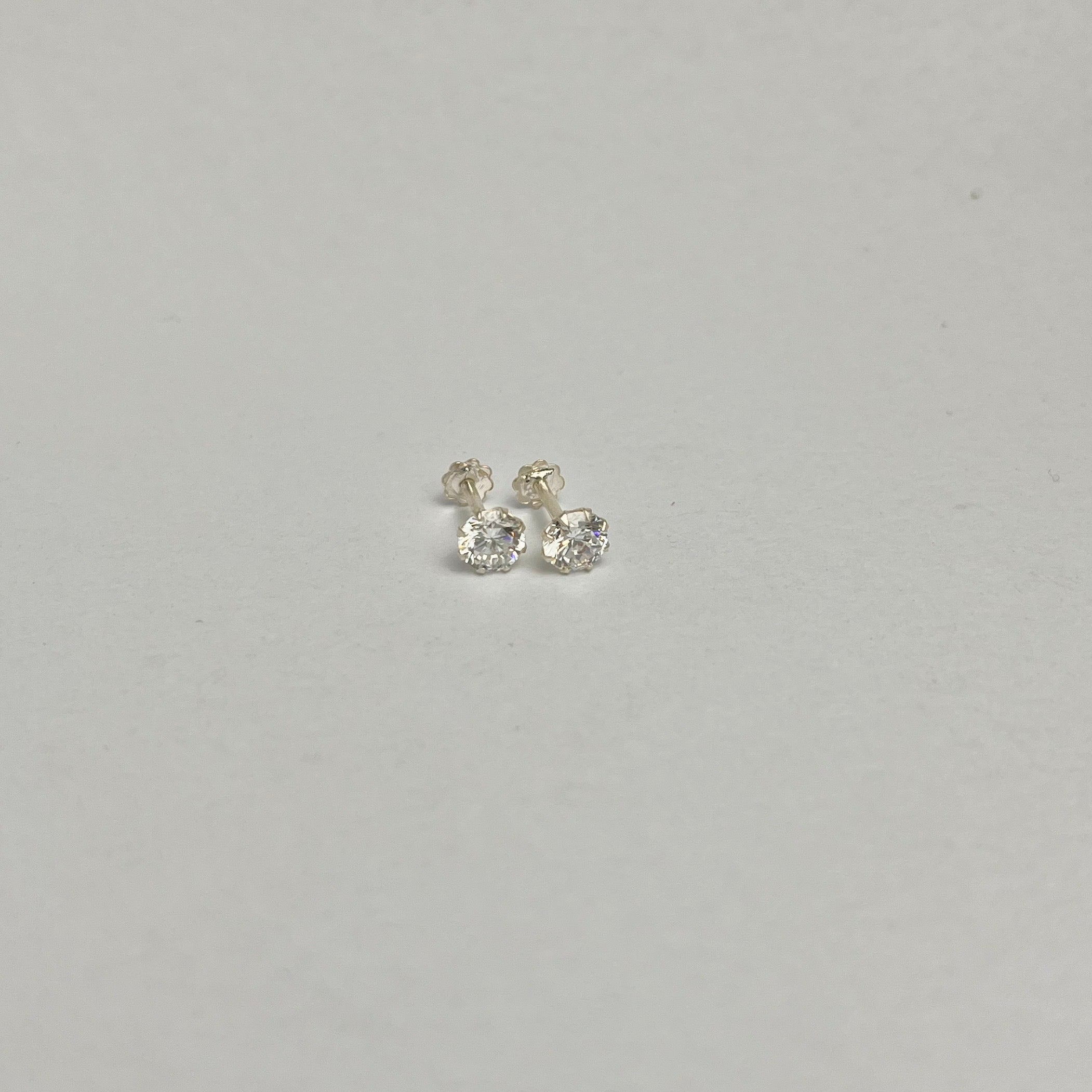6mm - The Statement Stud — 925 Silver | Nickel-Free | Screw Back