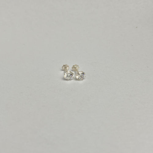 6mm - The Statement Stud — 925 Silver | Nickel-Free | Screw Back