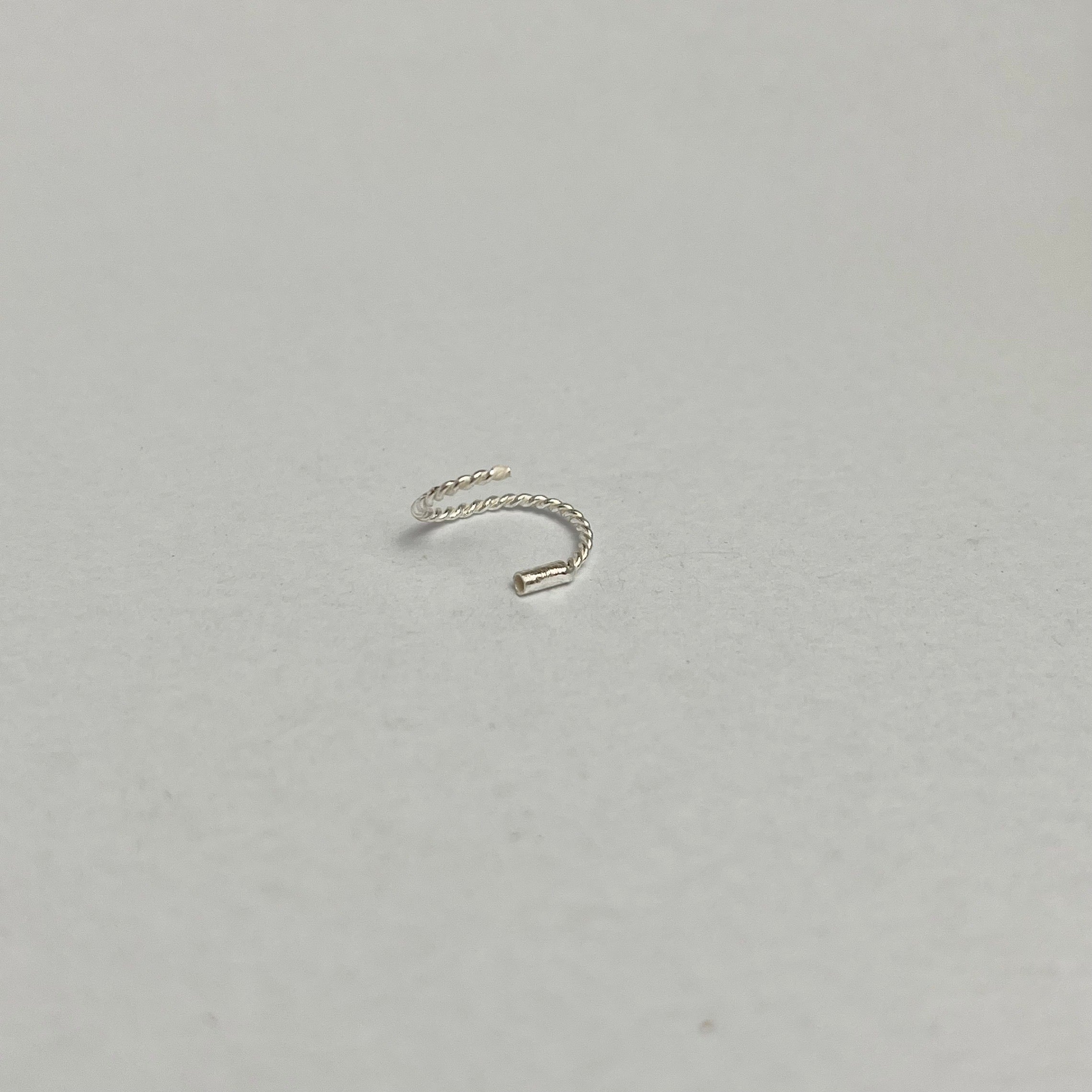 Twisted Hoop Earrings — 925 Sterling Silver | 6mm 8mm 10mm | Nickel-Free | Daily Wear