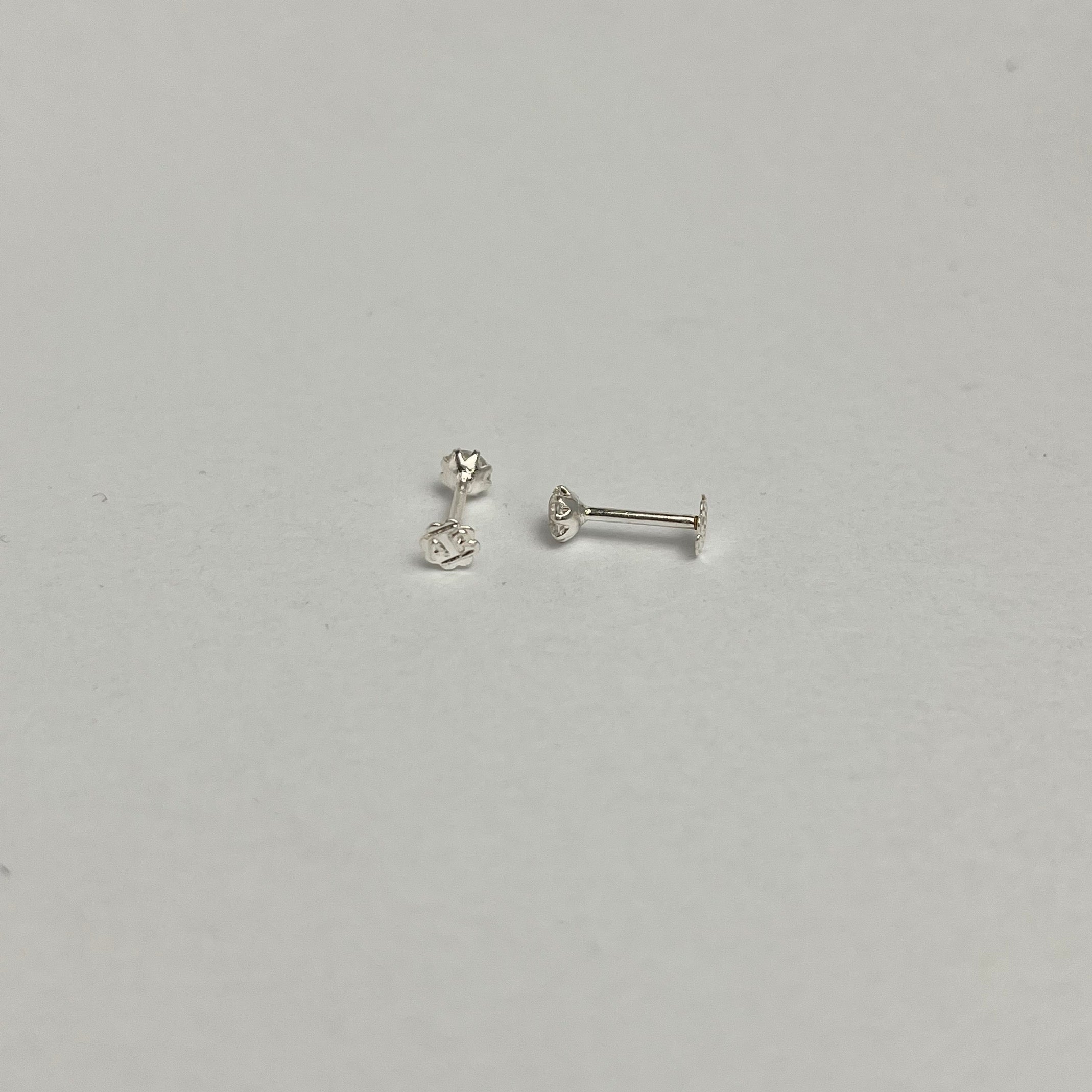 3mm - The Everyday Stud — 925 Silver | Nickel-Free | Screw Back