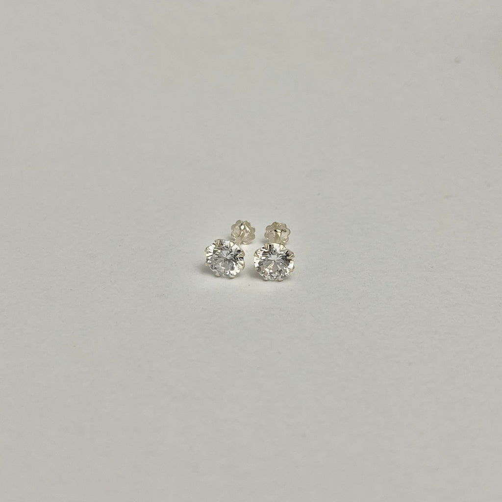7mm - The Bold Edit Stud — 925 Silver | Nickel-Free | Screw Back
