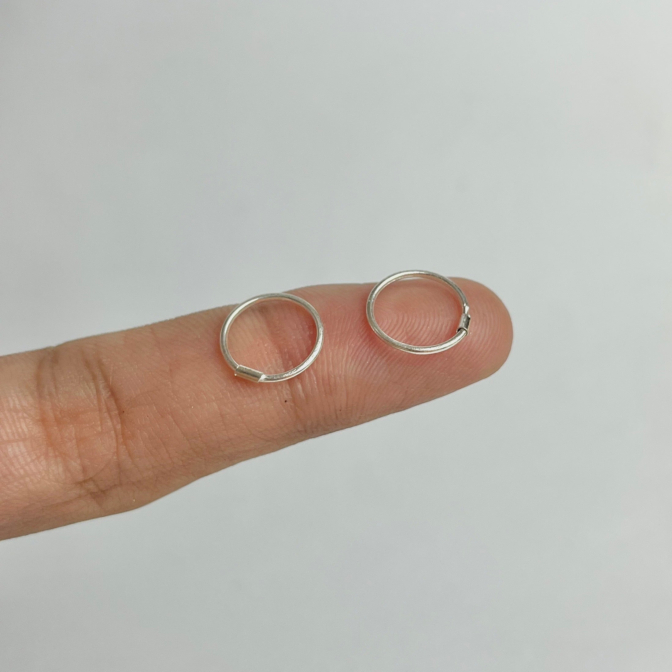 The Snowflake Set – Flower Studs, Plain Hoops & Charm Hoops | 925 Sterling Silver | 3 Pairs