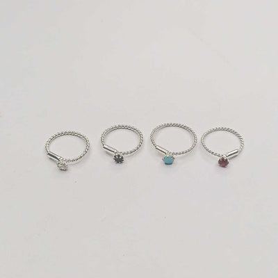 daily wear silver twisted nose ring Pakistan