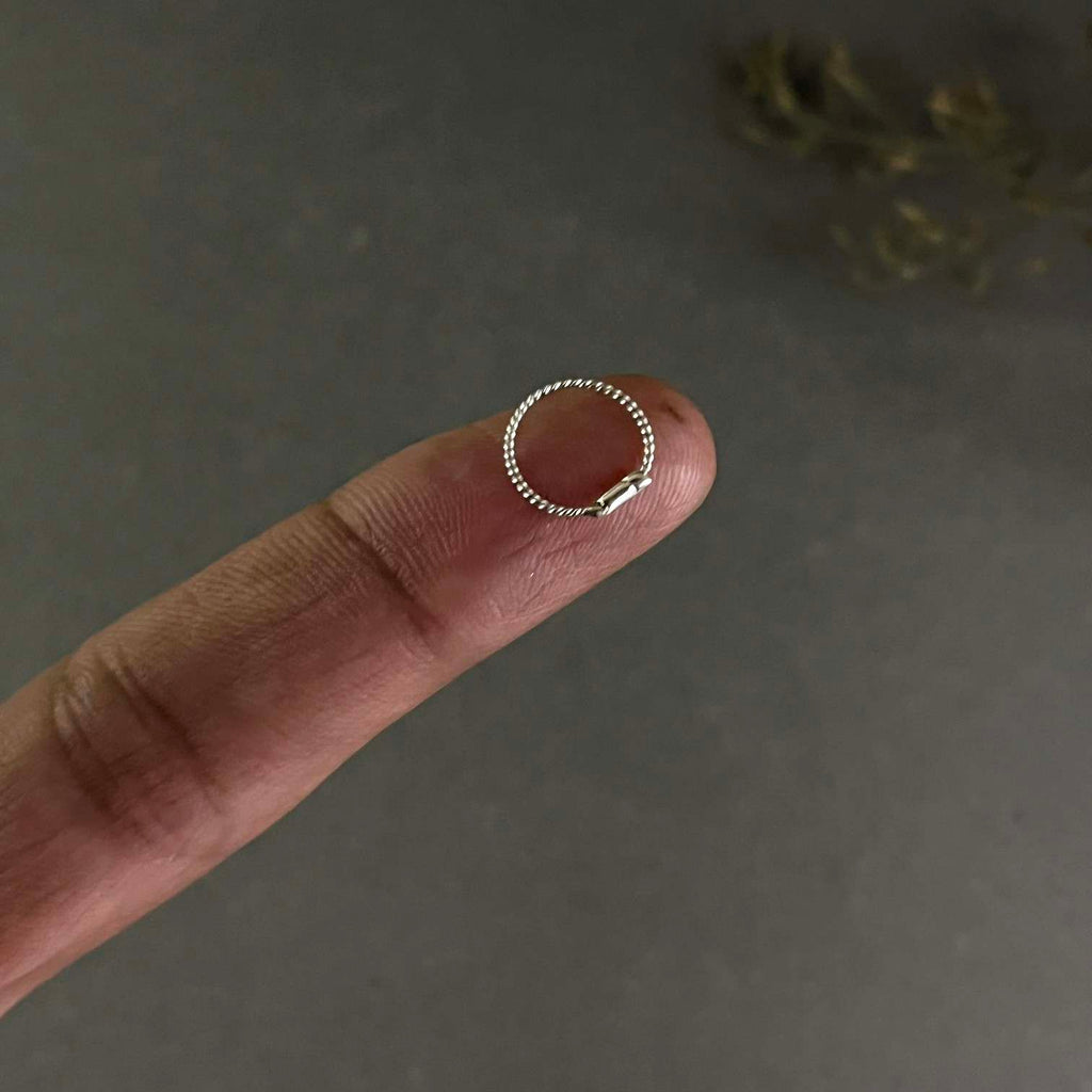 Daily Nosering Pack — 925 Silver | 4 Styles | Ball - Plain - Stone - Twisted | Nickel-Free