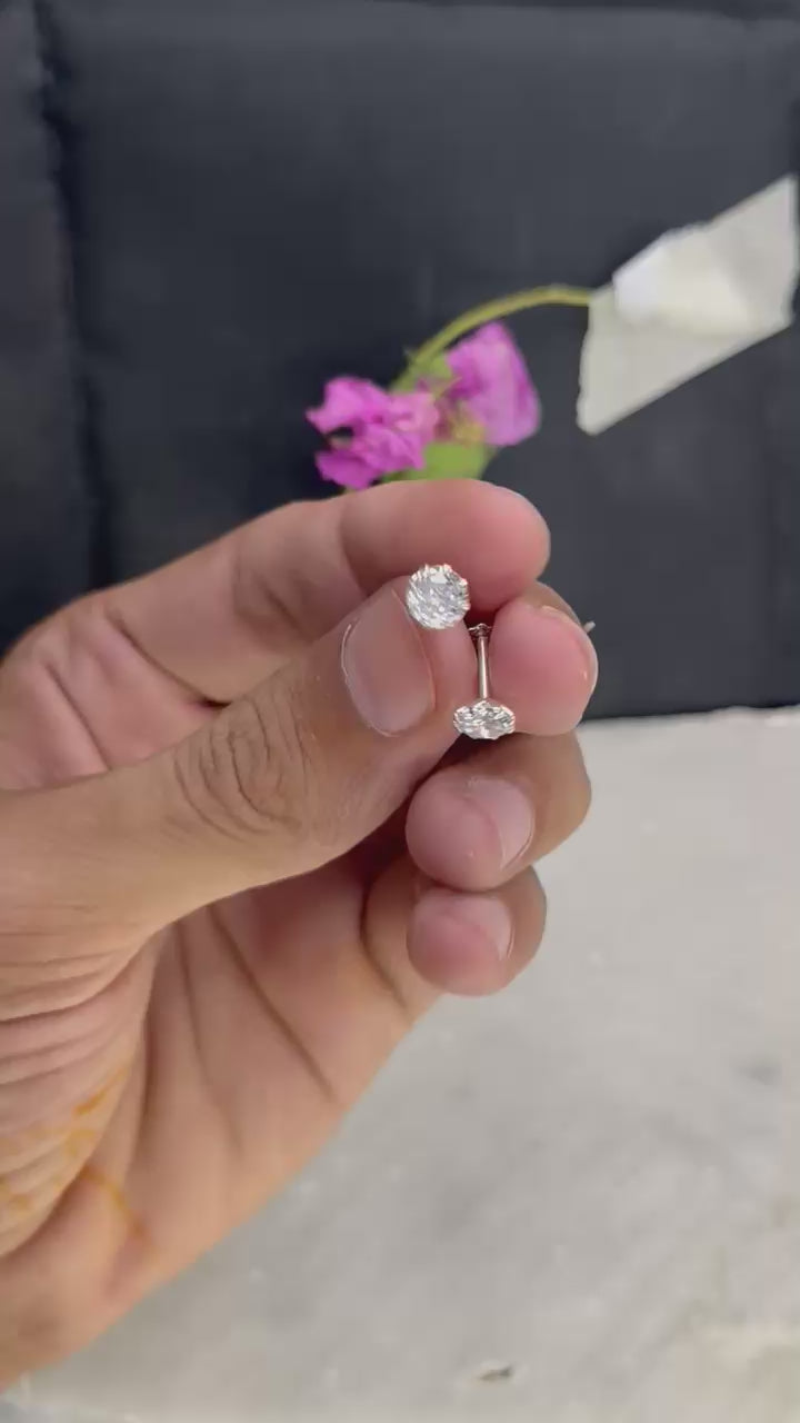 chandi screw-back stud for sensitive ears 7mm