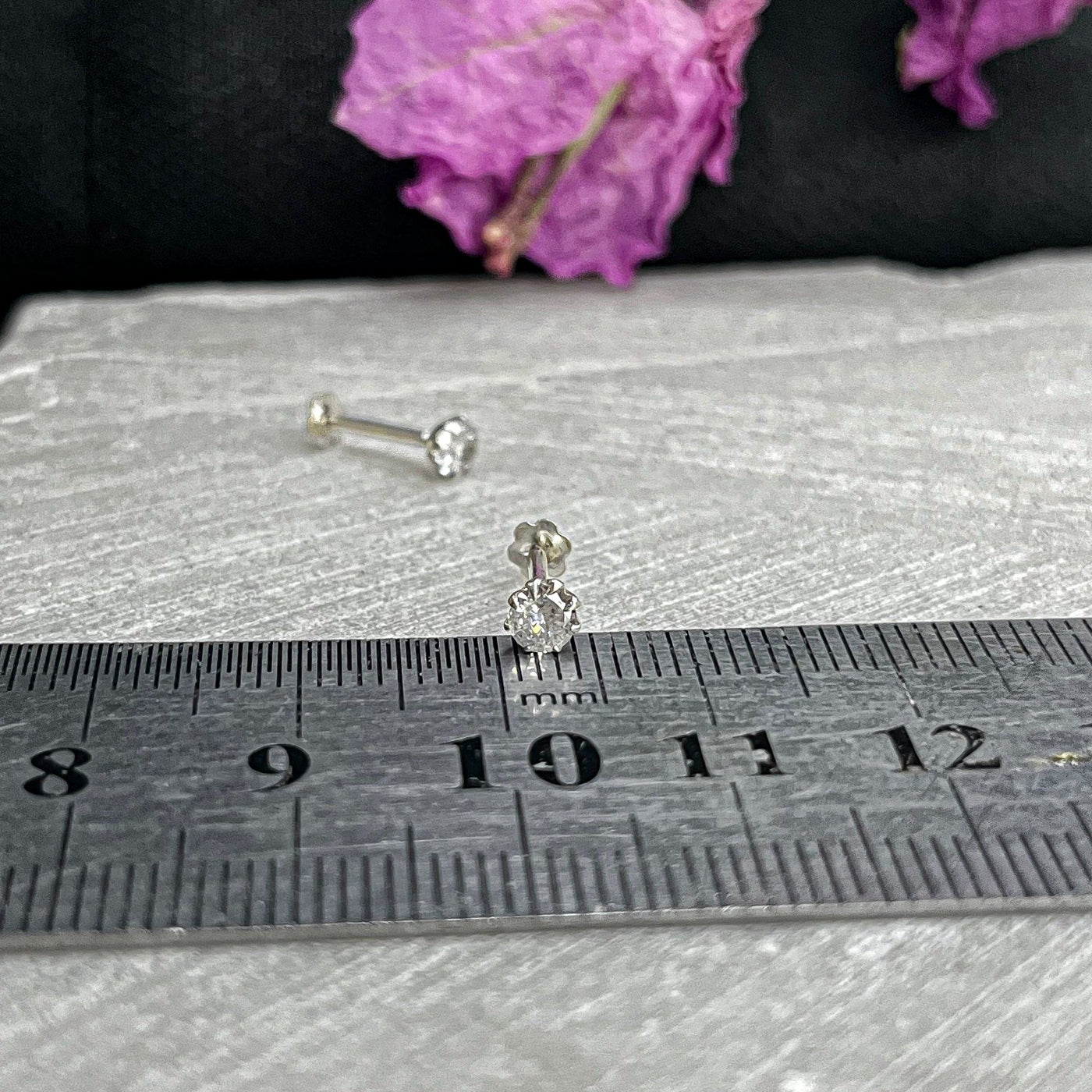3MM, 4MM & 5MM Chandi Earrings Set (3Pairs)