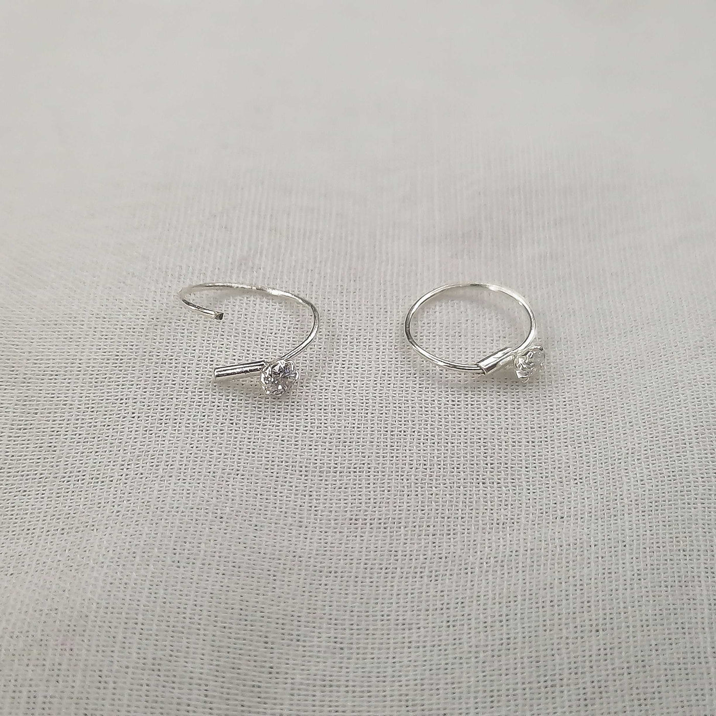 Chandi Plain, Twisted, Stone & Ball Nosering