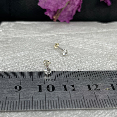 3MM, 4MM & 5MM Chandi Earrings Set (3Pairs)