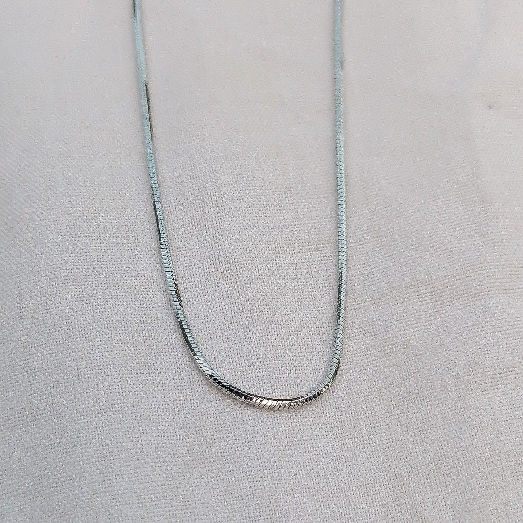 unisex stainless steel snake chain, tarnish proof ideal for pendant use

