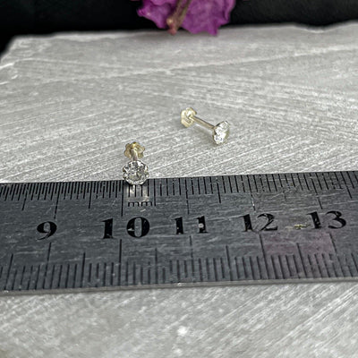 5MM, 6MM & 7MM Chandi Earrings Set (3Pairs)