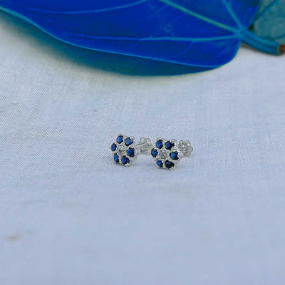 screw-back floral stud safe for cartilage

