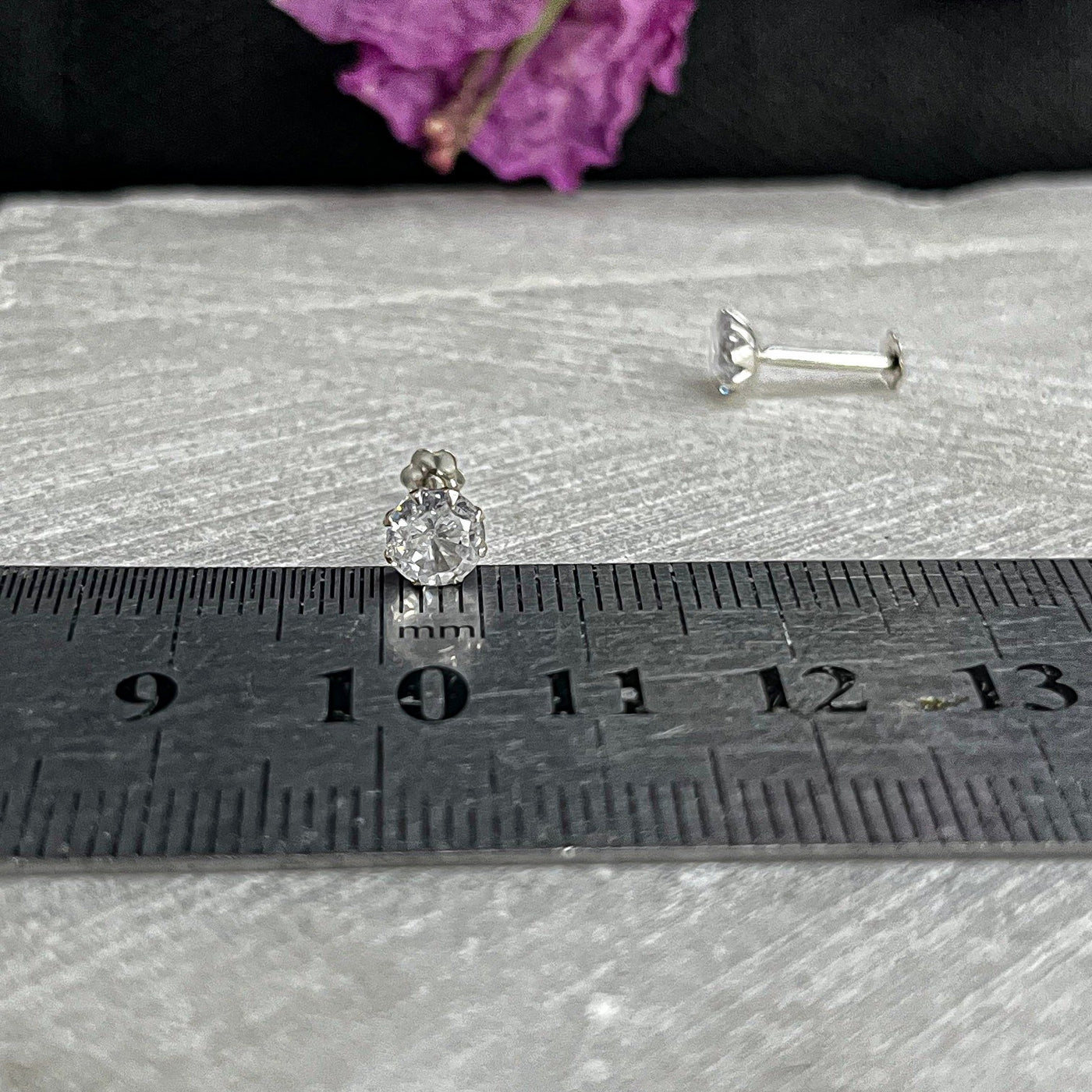 5MM, 6MM & 7MM Chandi Earrings Set (3Pairs)