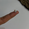 Flower Nose Pin - 925 Sterling Silver - Nickel-Free - Screw Back