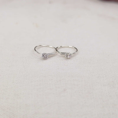 Chandi Plain, Twisted, Stone & Ball Nosering